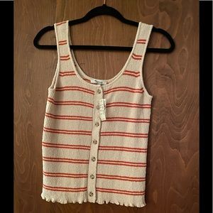 Madewell women’s cotton knit tank top.
